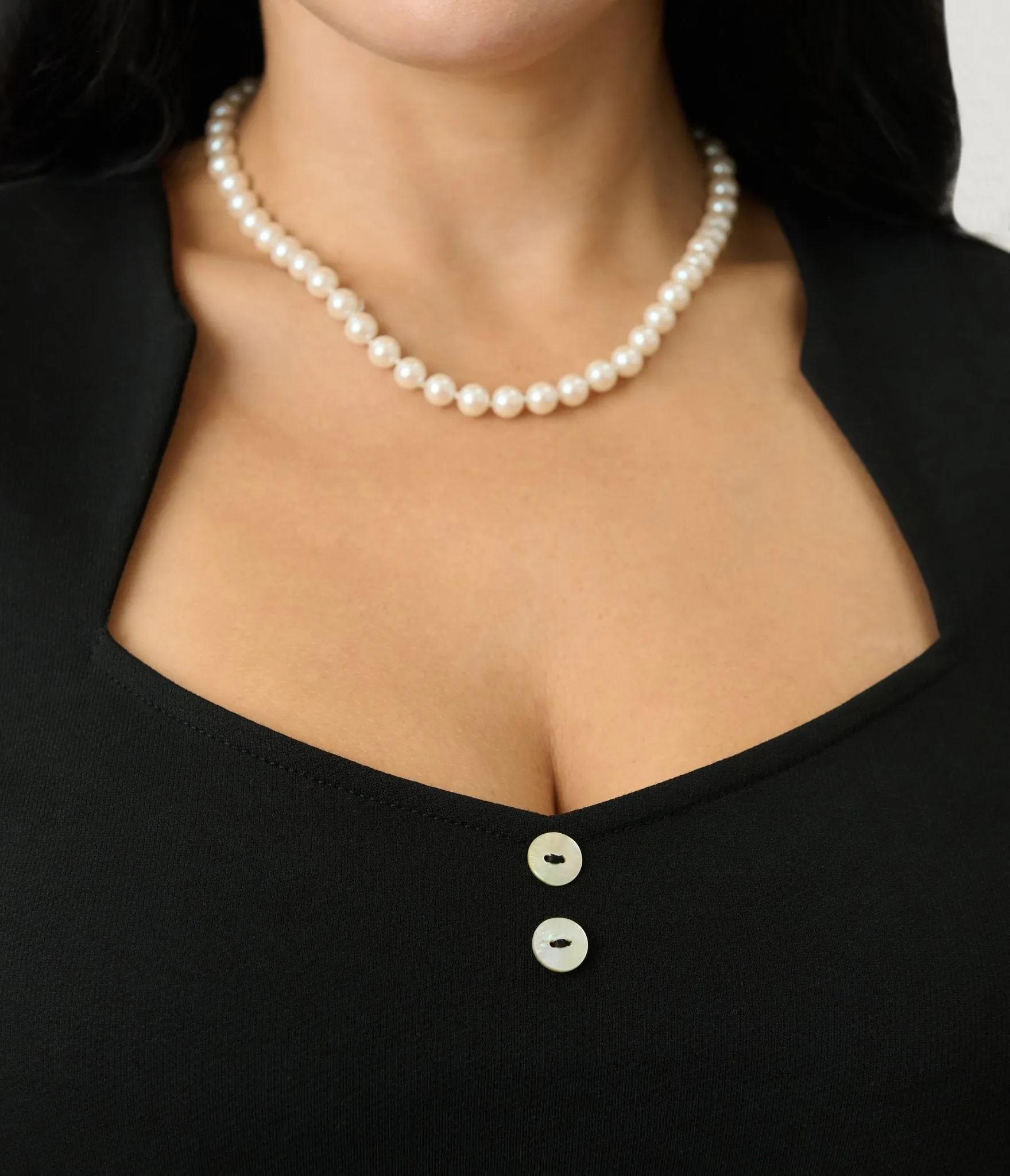 Unique Vintage Black Three Quarter Length Sleeve Pentagon Collar Top sold by Unique Vintage product image thumbnail 4