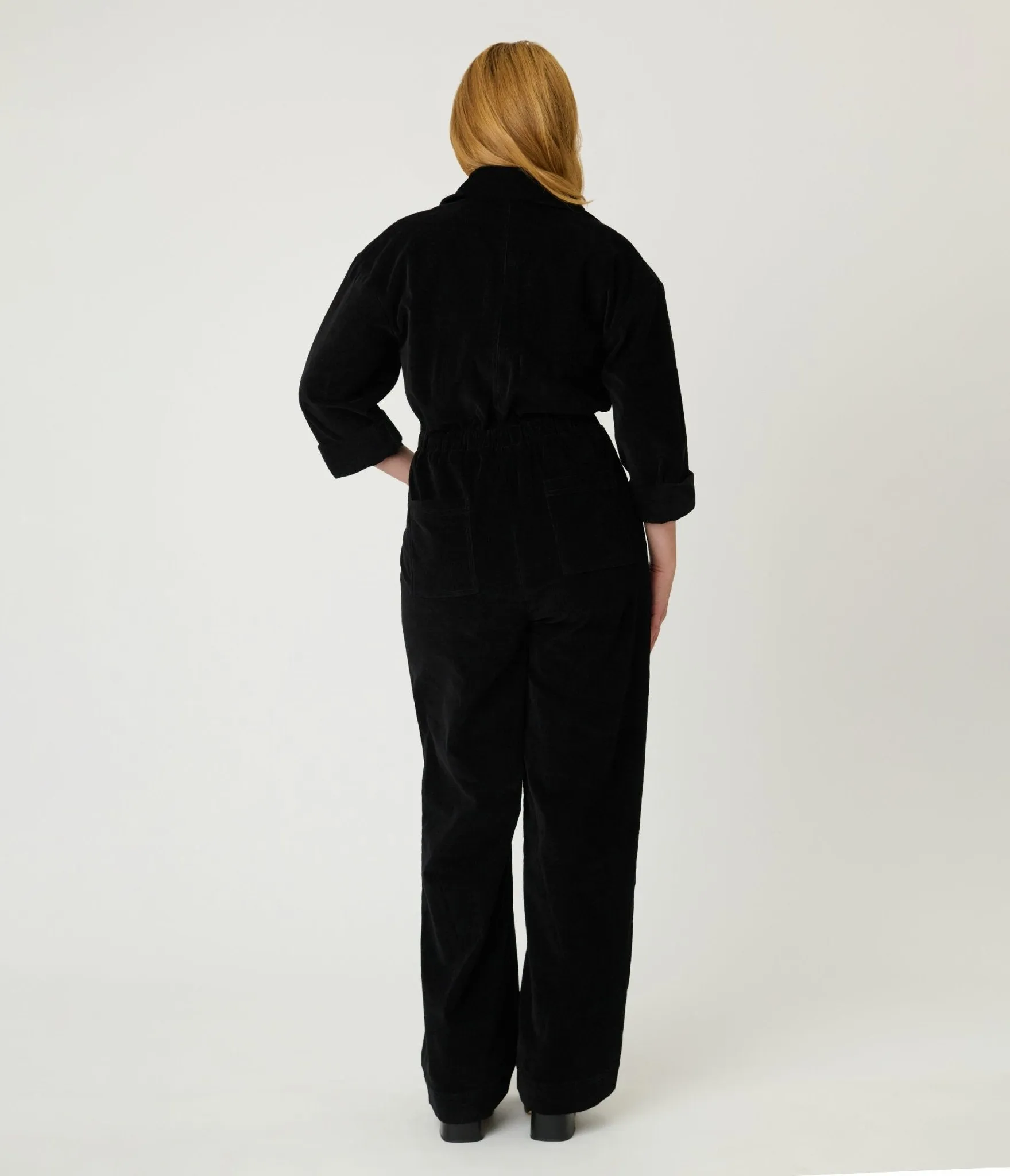 Unique Vintage Black Corduroy Jumpsuit sold by Unique Vintage product image thumbnail 2