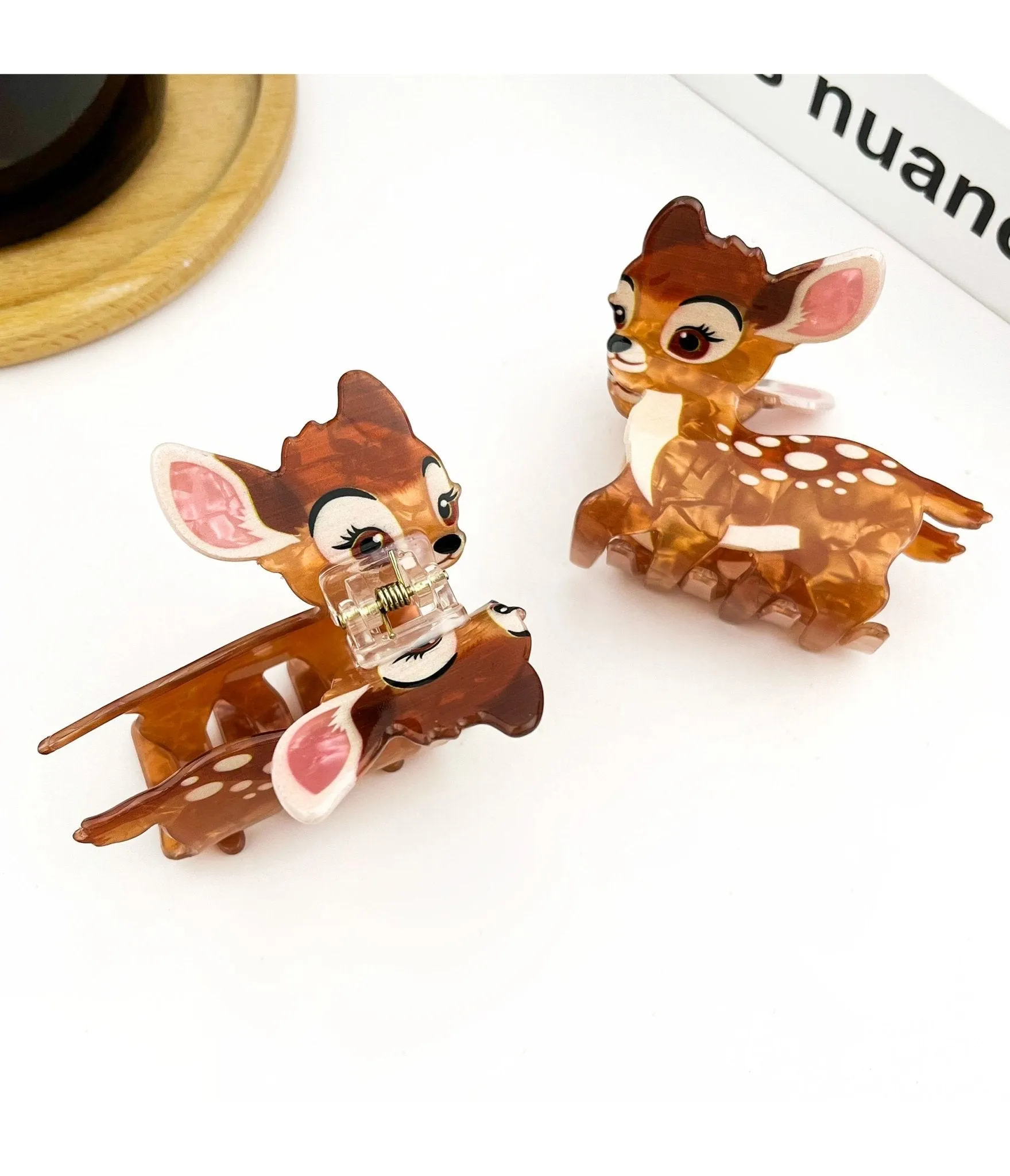 Cute Reindeer Hair Claw Clip sold by Unique Vintage