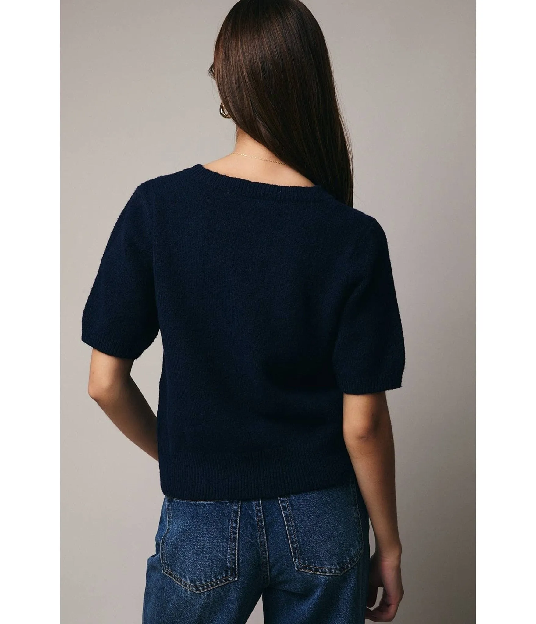 Navy Holiday Martini Sweater sold by Unique Vintage product image thumbnail 2