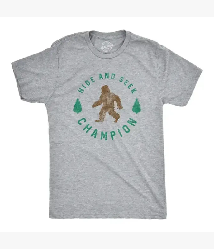 Hide & Seek Champion Unisex Graphic Tee sold by Unique Vintage