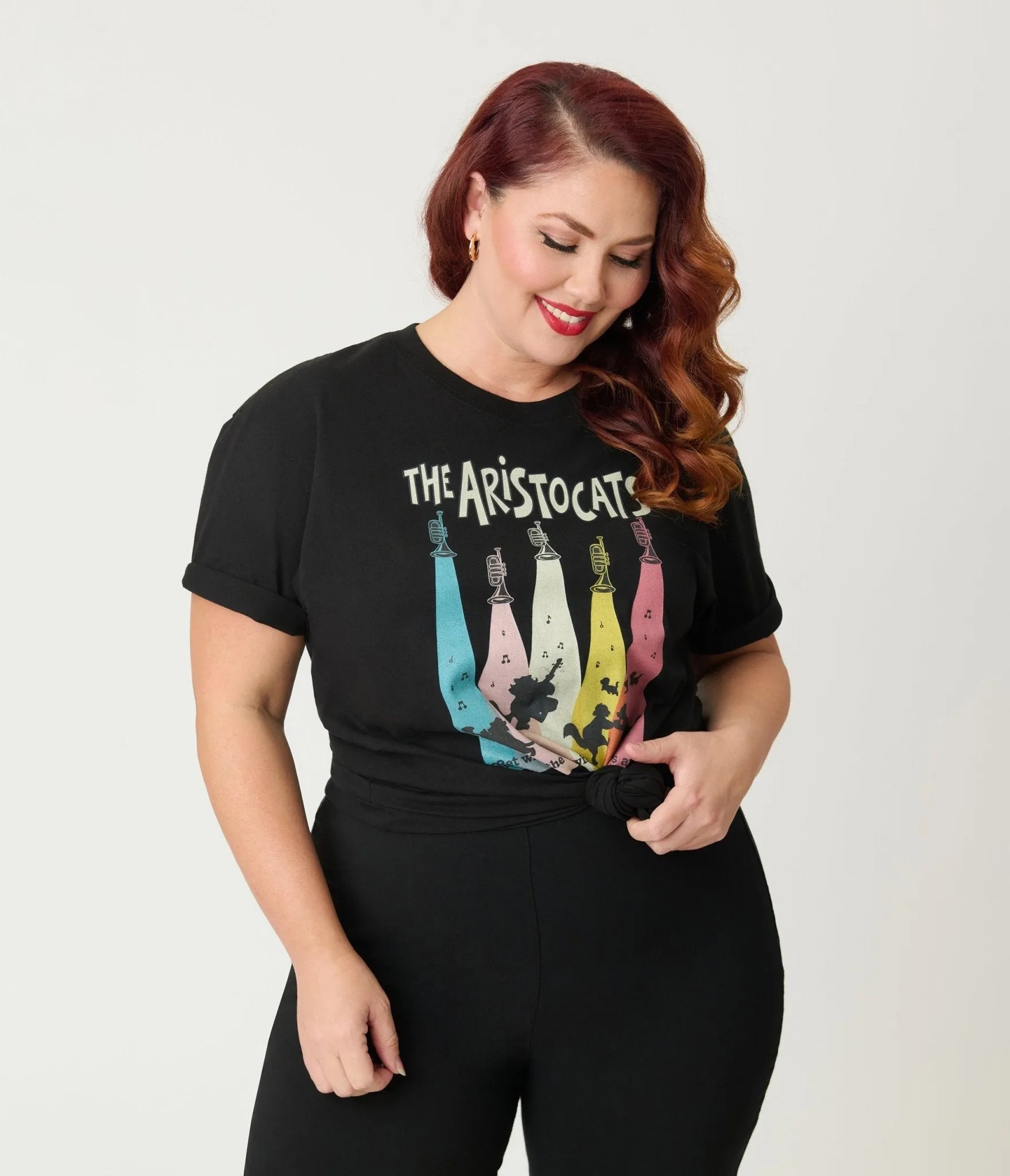 Disney Aristocats Collection by Unique Vintage Jazz Cats Unisex Graphic Tee sold by Unique Vintage product image thumbnail 4