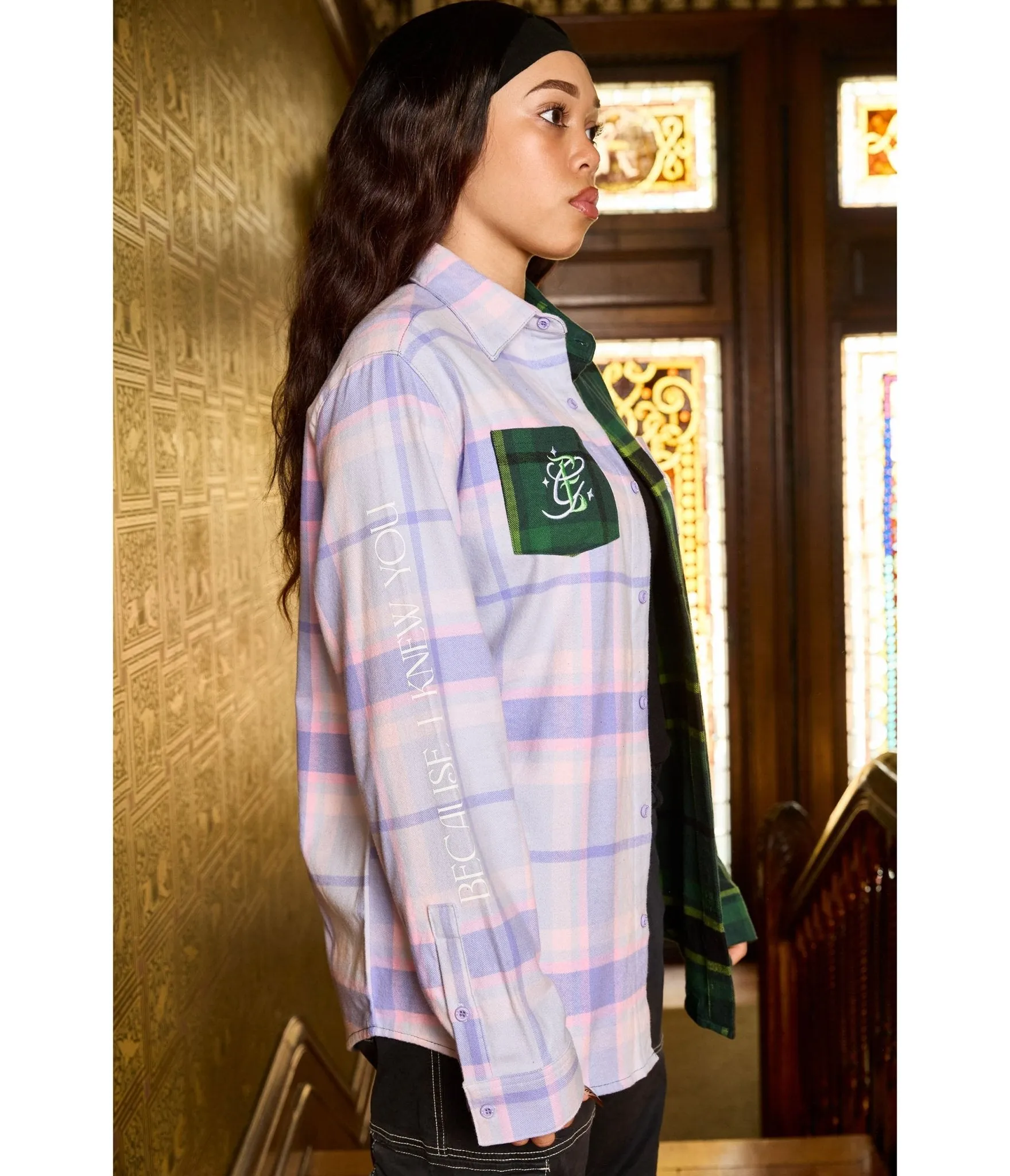 Cakeworthy Wicked For Good Flannel sold by Unique Vintage product image thumbnail 2