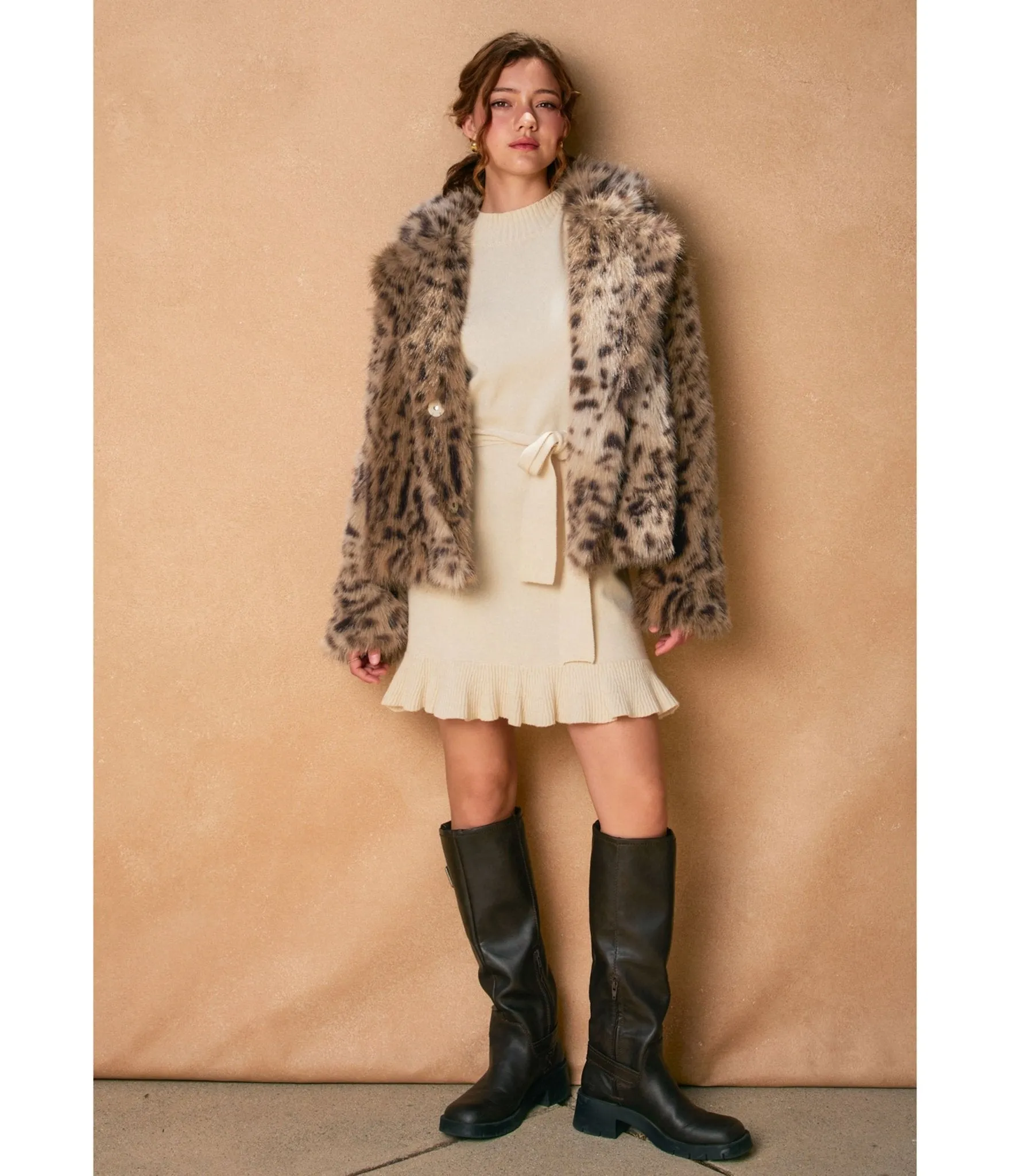 Cheetah Faux Fur Jacket sold by Unique Vintage product image thumbnail 4