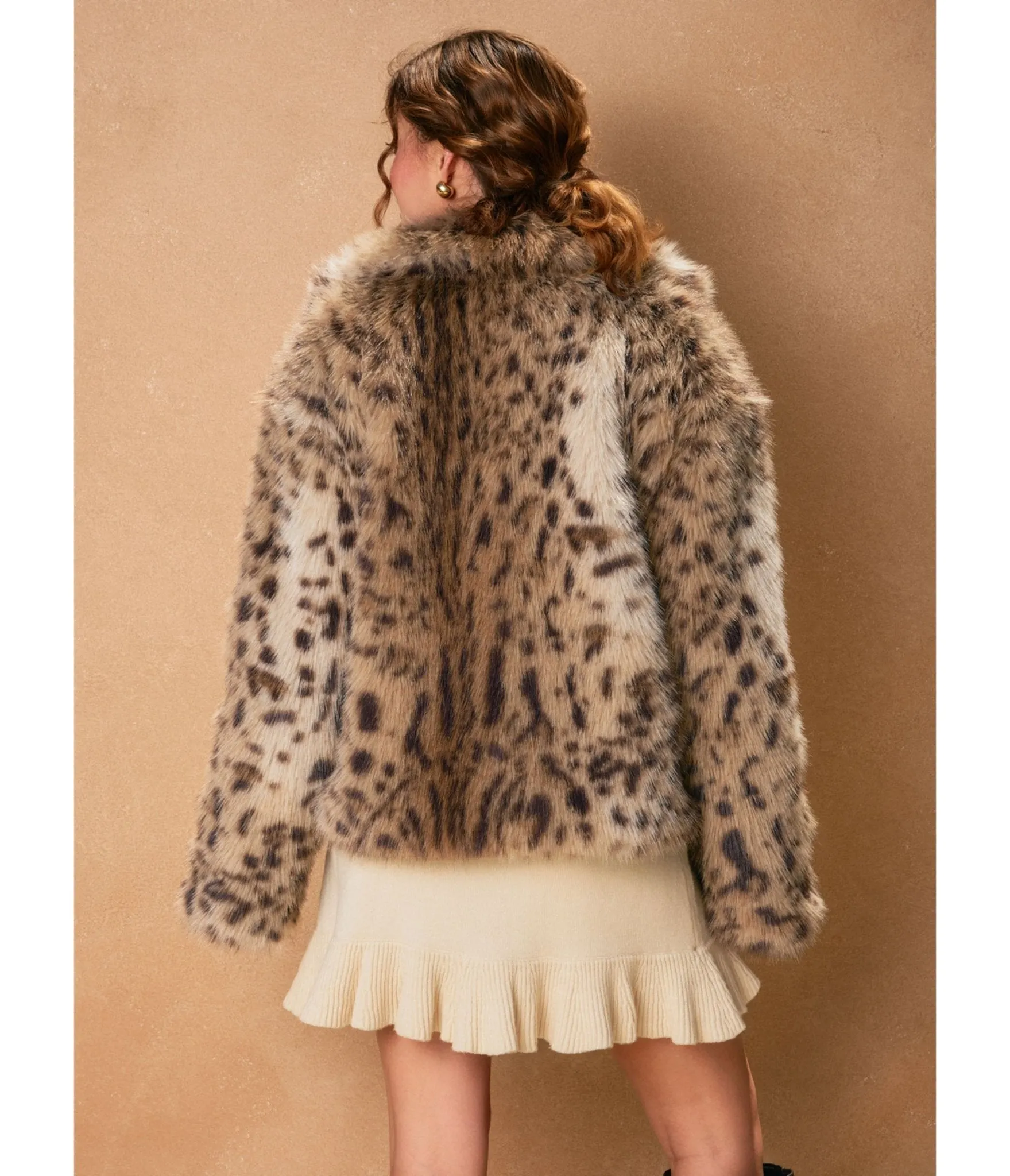 Cheetah Faux Fur Jacket sold by Unique Vintage product image thumbnail 2