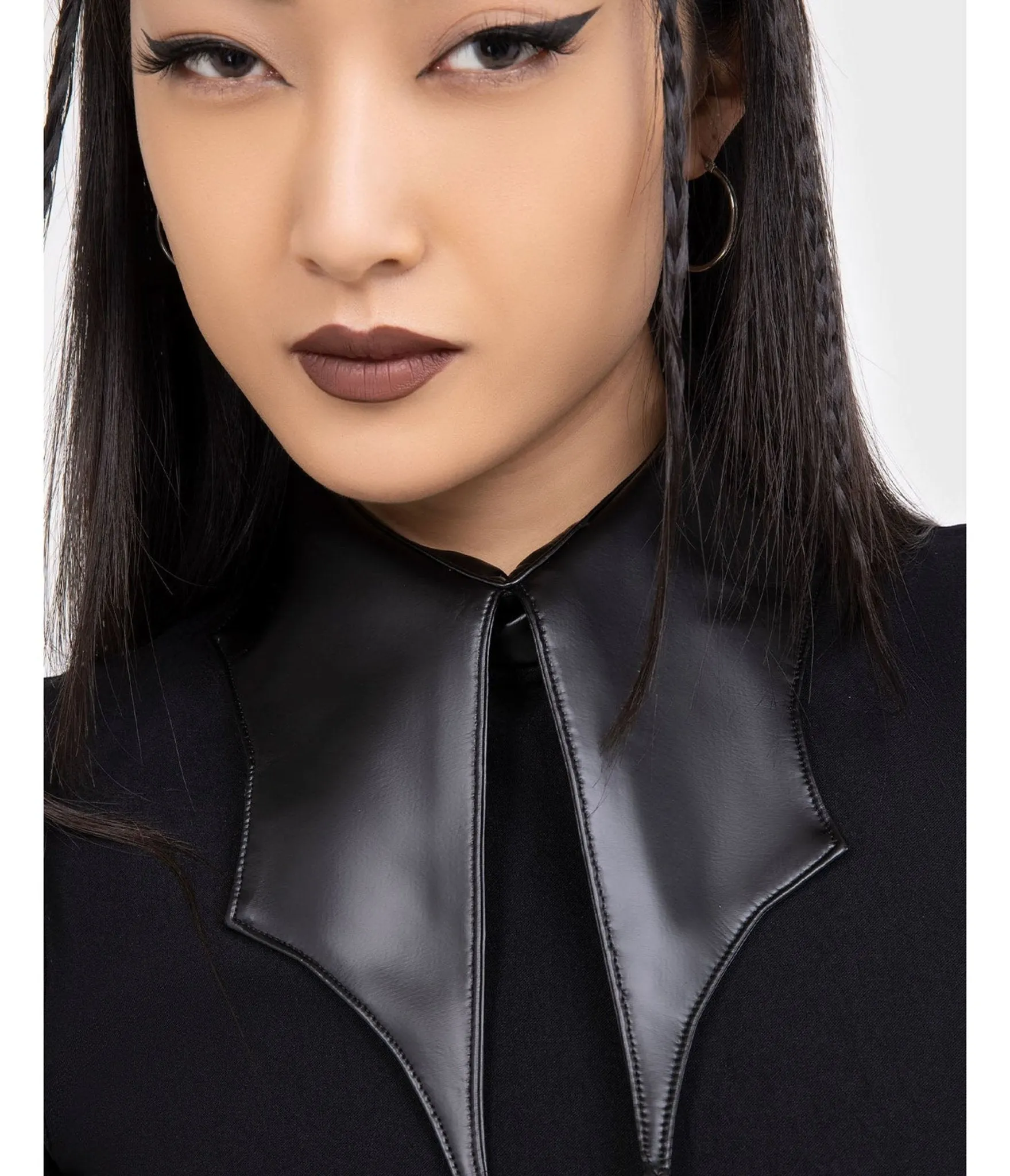 Killstar Black Bat Collar Mini Dress sold by Unique Vintage product image thumbnail 4