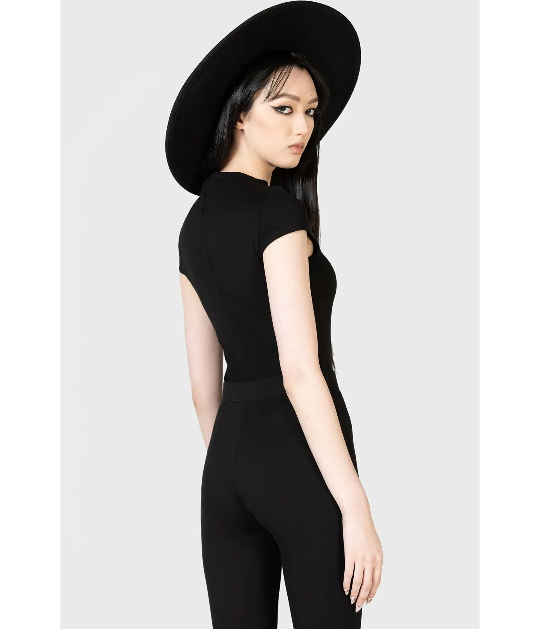 Kill Star Black Xara Keyhole Top sold by Unique Vintage product image thumbnail 2