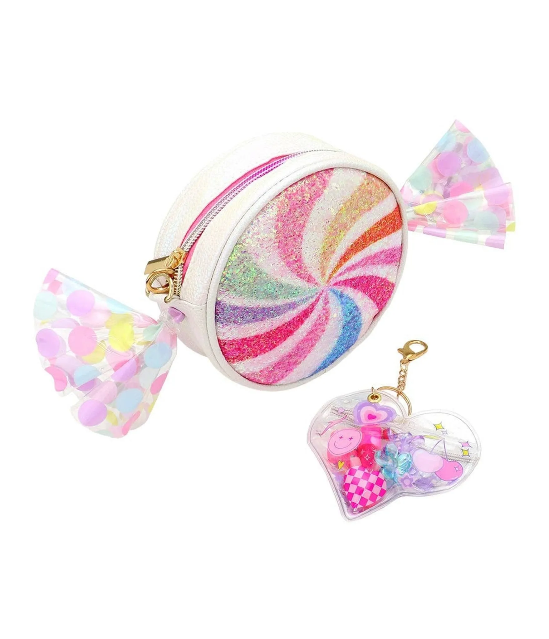 Rainbow Candy Crossbody Bag sold by Unique Vintage product image thumbnail 2