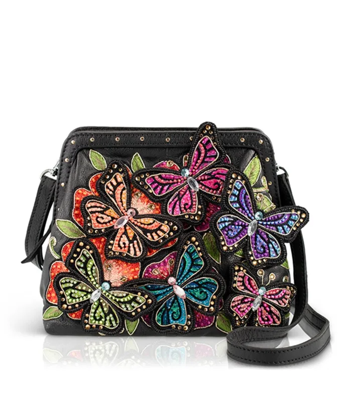 Mary Frances Butterfly Kiss Hand Bag sold by Unique Vintage