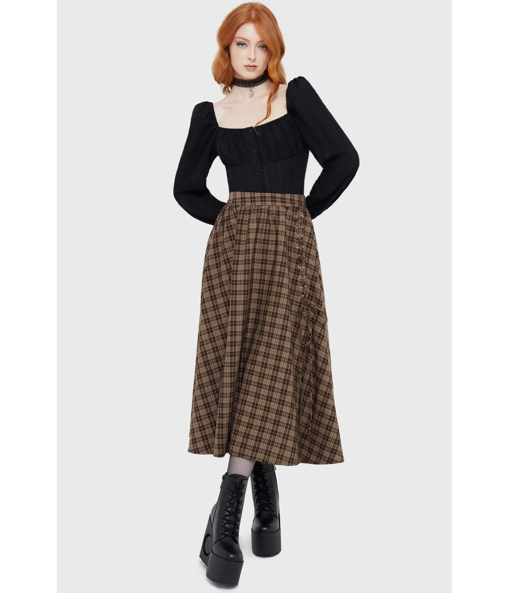 Kill Star Black Nightwood Blouse sold by Unique Vintage product image thumbnail 3