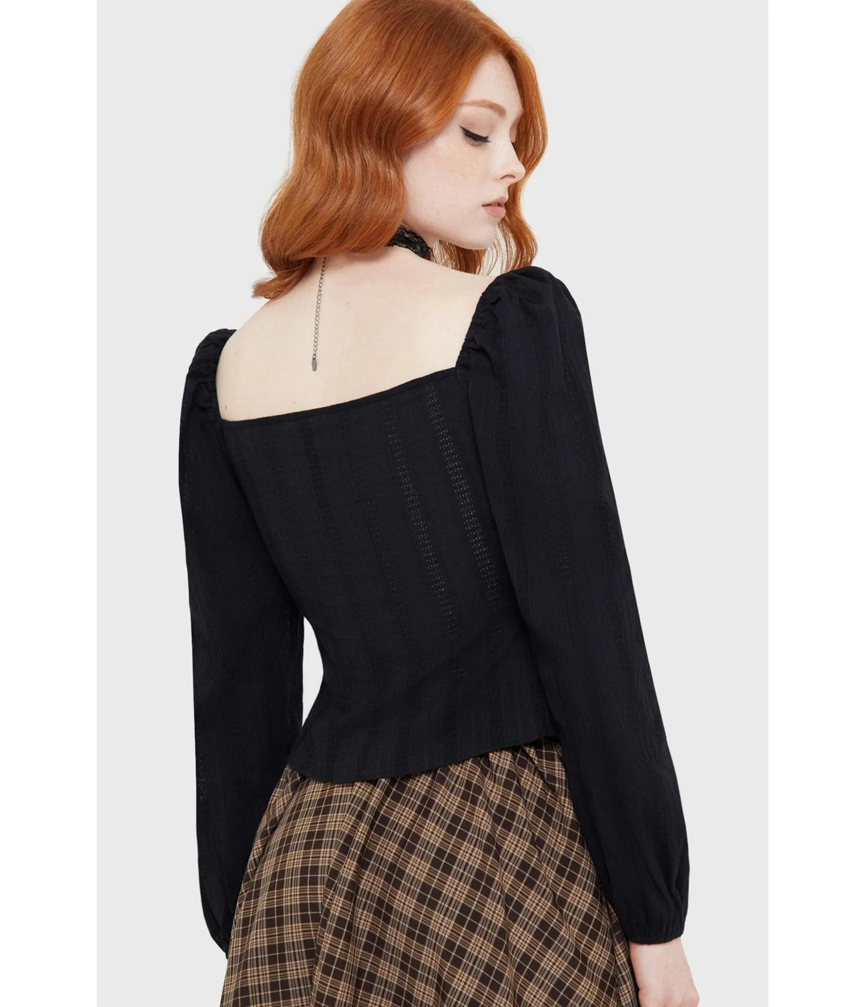 Kill Star Black Nightwood Blouse sold by Unique Vintage product image thumbnail 2