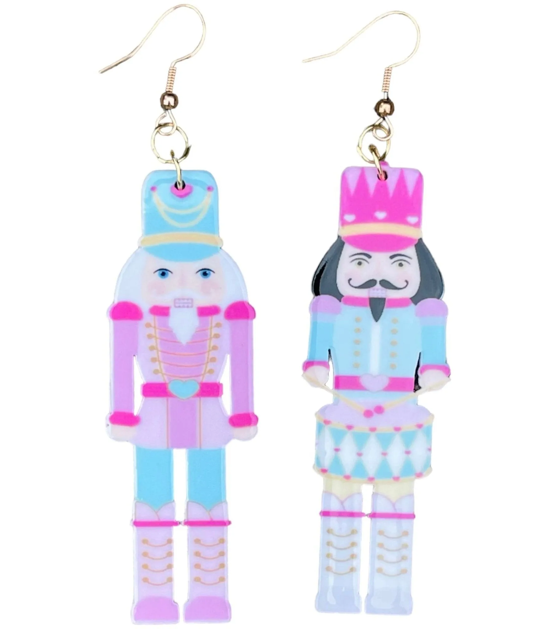 Pastel Nutcracker Earrings sold by Unique Vintage