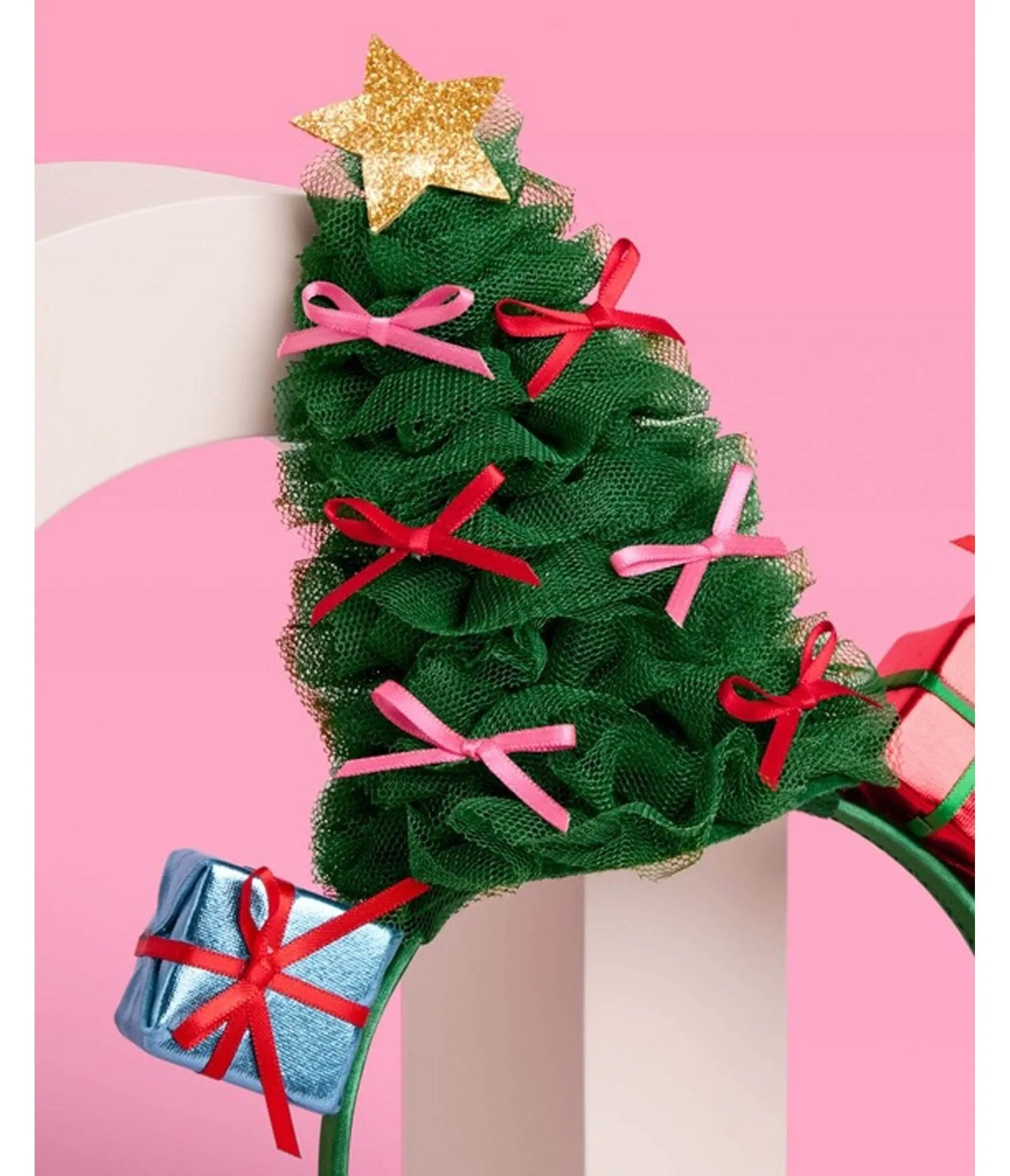 Christmas Tree & Presents Headband sold by Unique Vintage product image thumbnail 4
