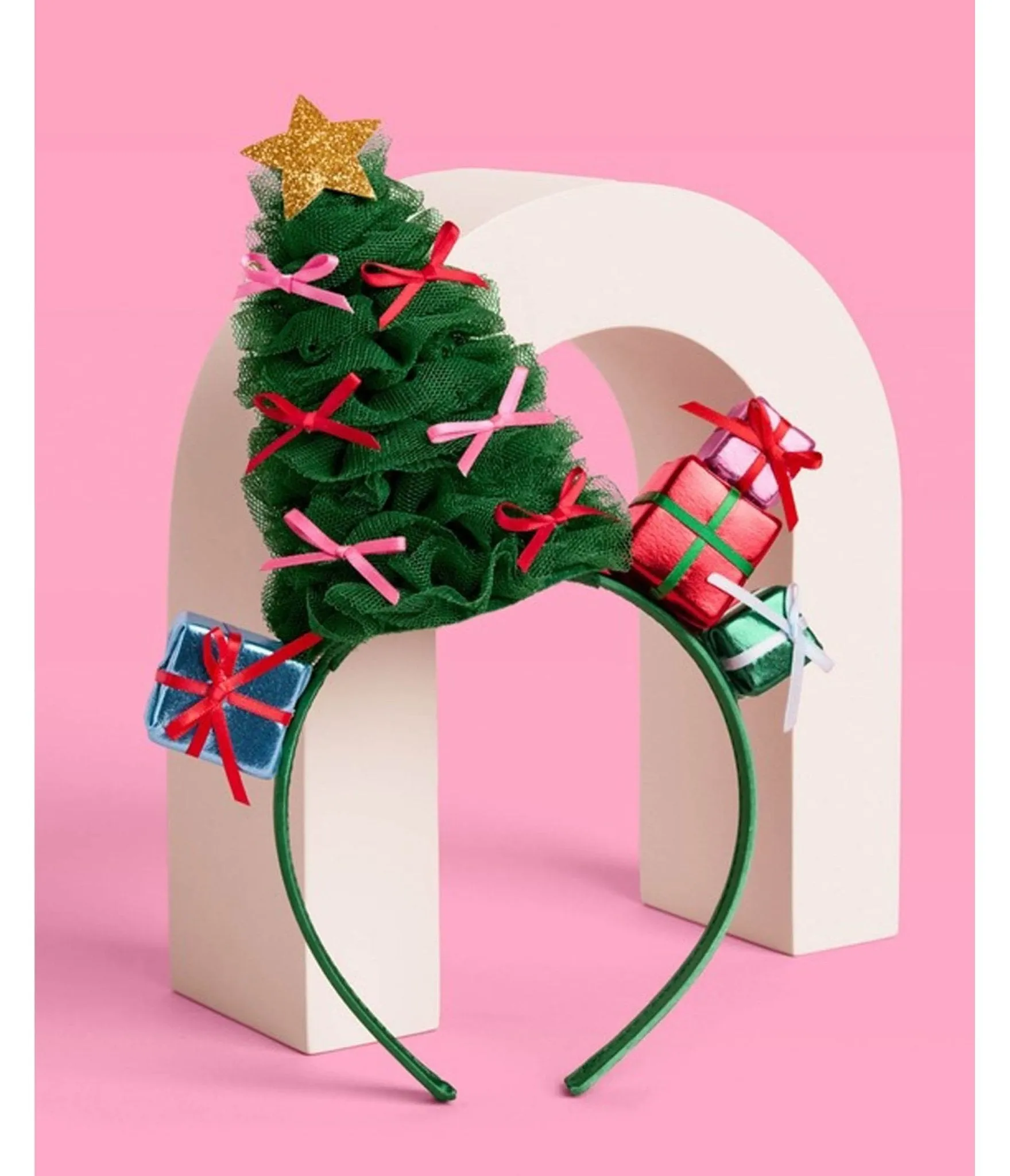 Christmas Tree & Presents Headband sold by Unique Vintage product image thumbnail 3