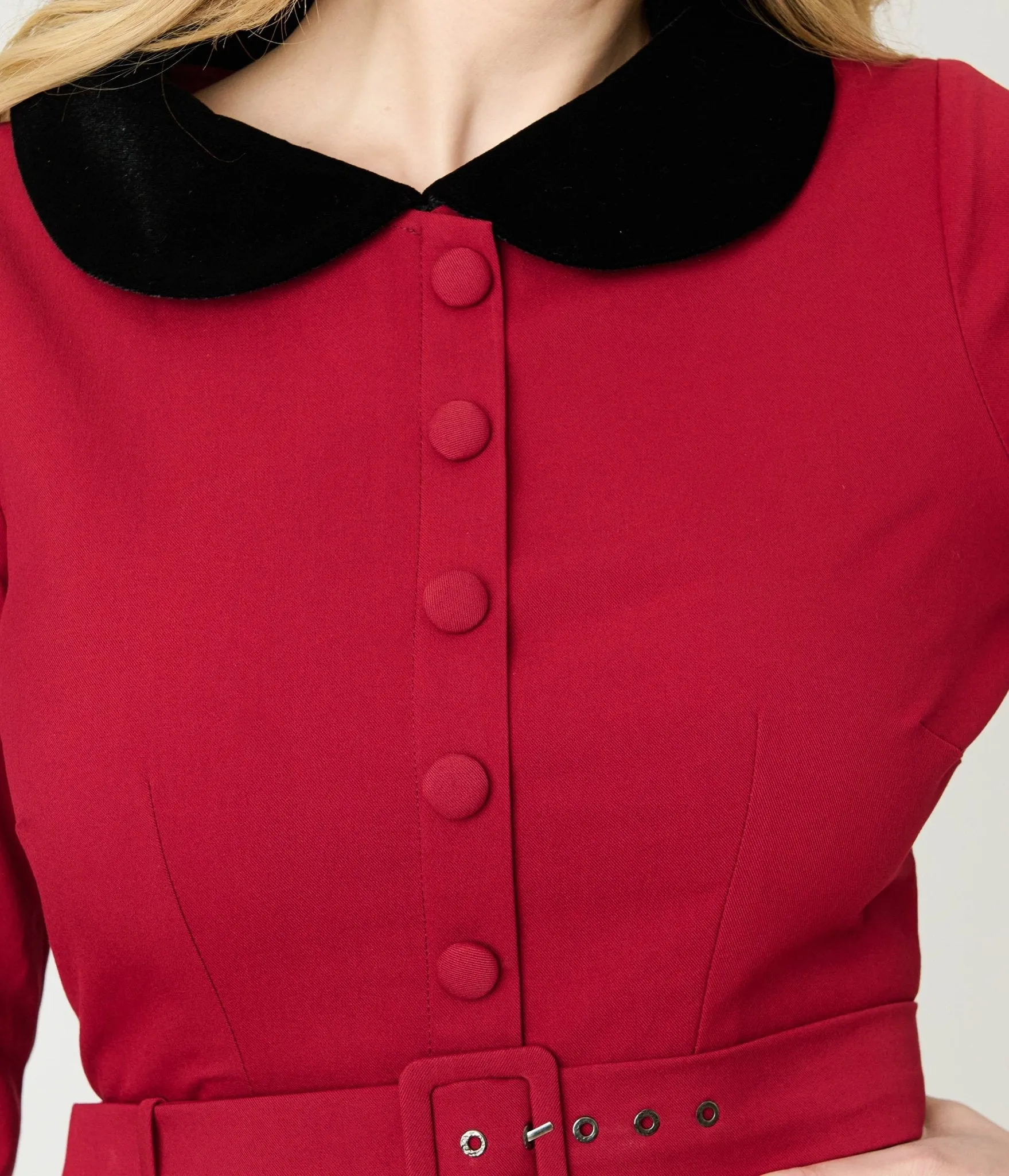 Heart My Closet Red Stella Swing Dress sold by Unique Vintage product image thumbnail 5