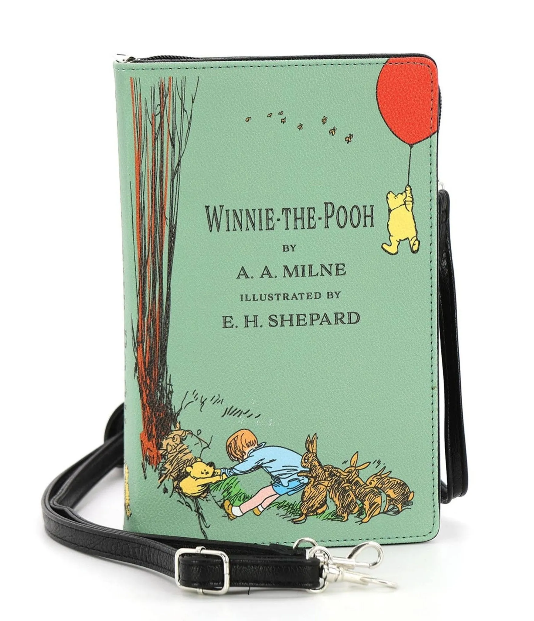 Winnie the Pooh Book Clutch Bag sold by Unique Vintage