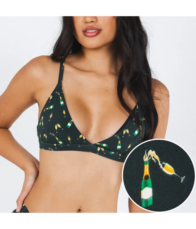 Champagne Showers Bralette sold by Unique Vintage