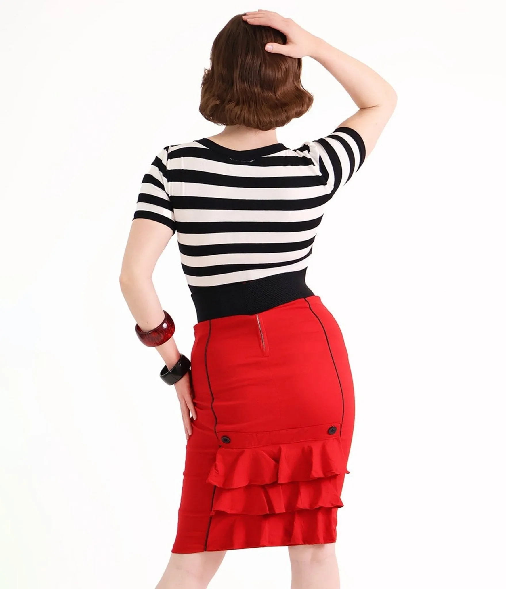 Bonsai Kitten Red Devil Doll Bustle Skirt sold by Unique Vintage product image thumbnail 5