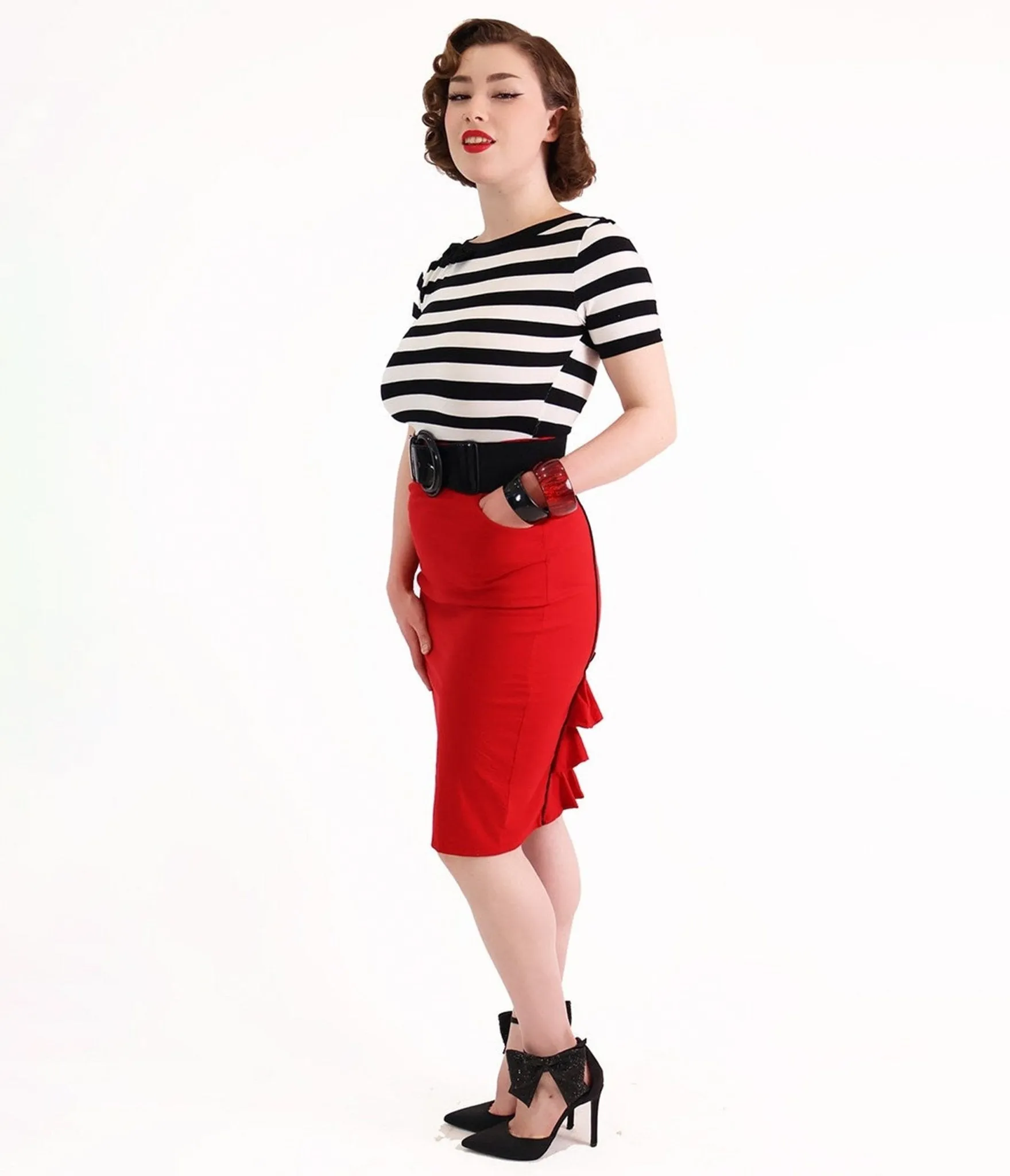 Bonsai Kitten Red Devil Doll Bustle Skirt sold by Unique Vintage product image thumbnail 3