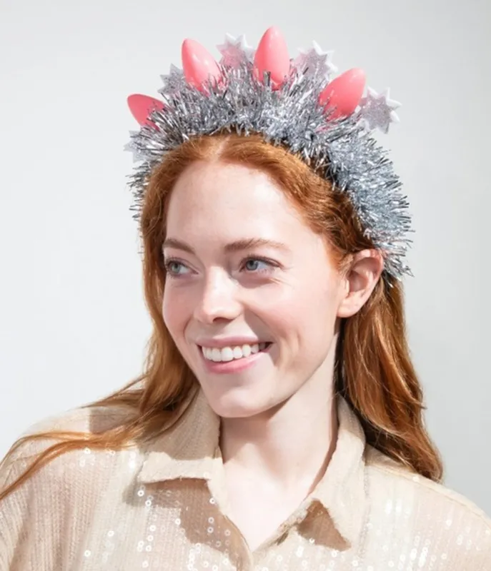 Tinsel Topper Novelty Headband sold by Unique Vintage