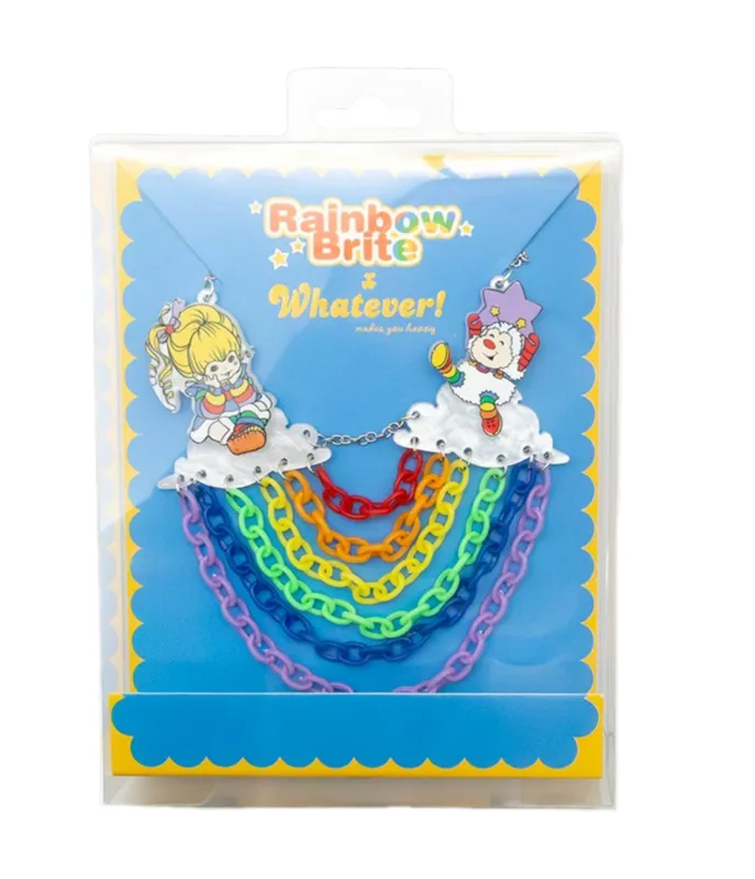 Rainbow Brite Rainbow Cloud Necklace sold by Unique Vintage