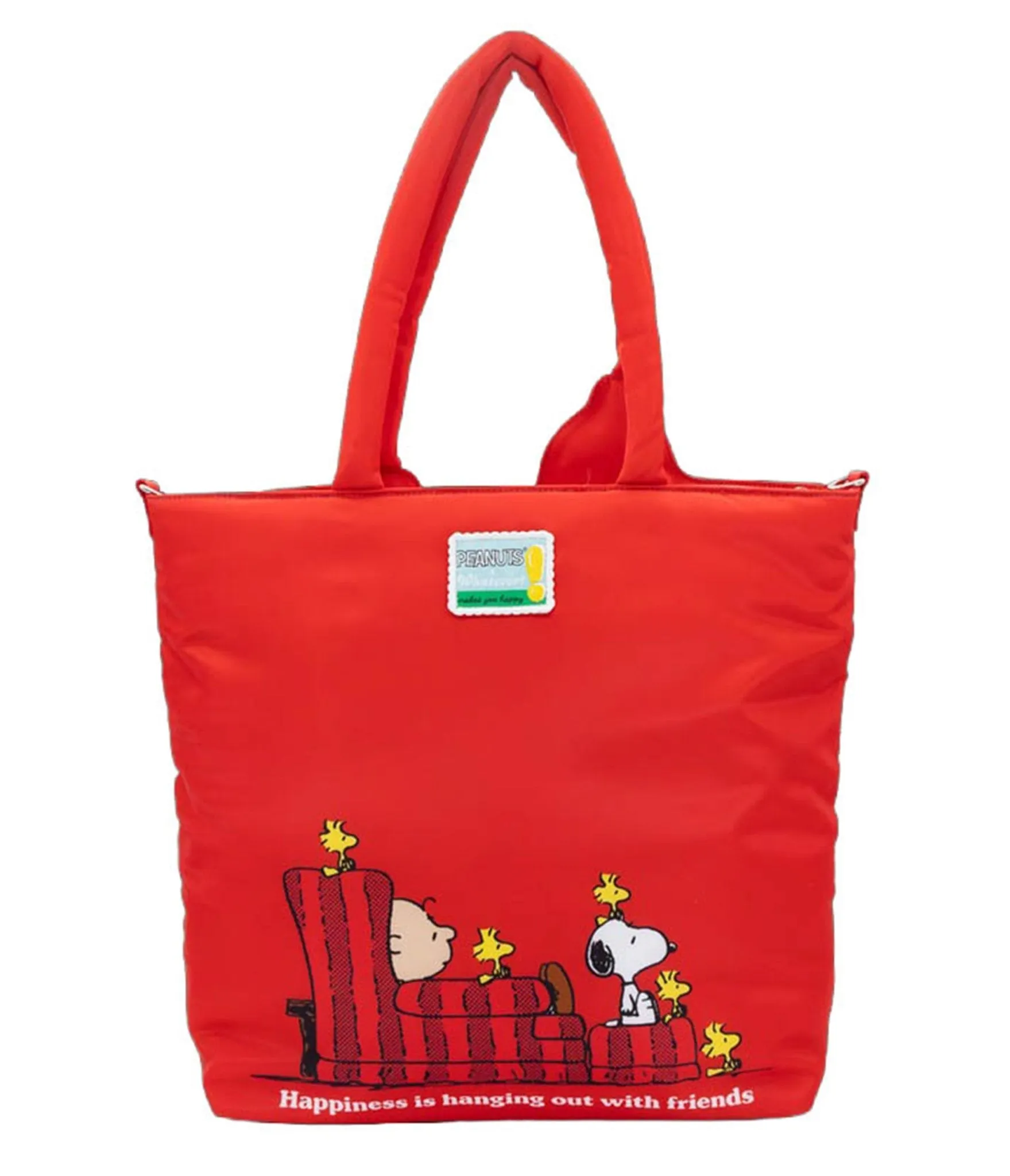 Peanuts Snoopy House Padded Tote Bag sold by Unique Vintage product image thumbnail 2