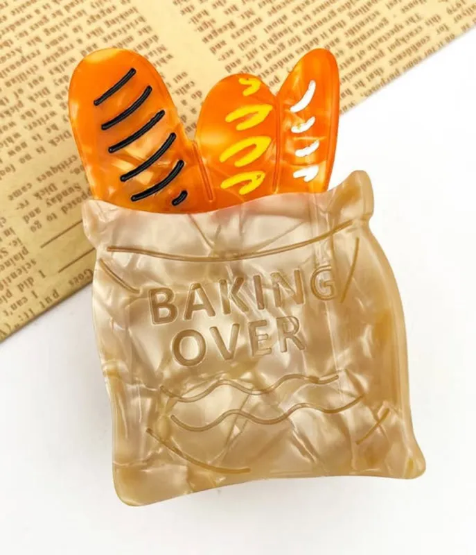 French Baguette Hair Clip sold by Unique Vintage