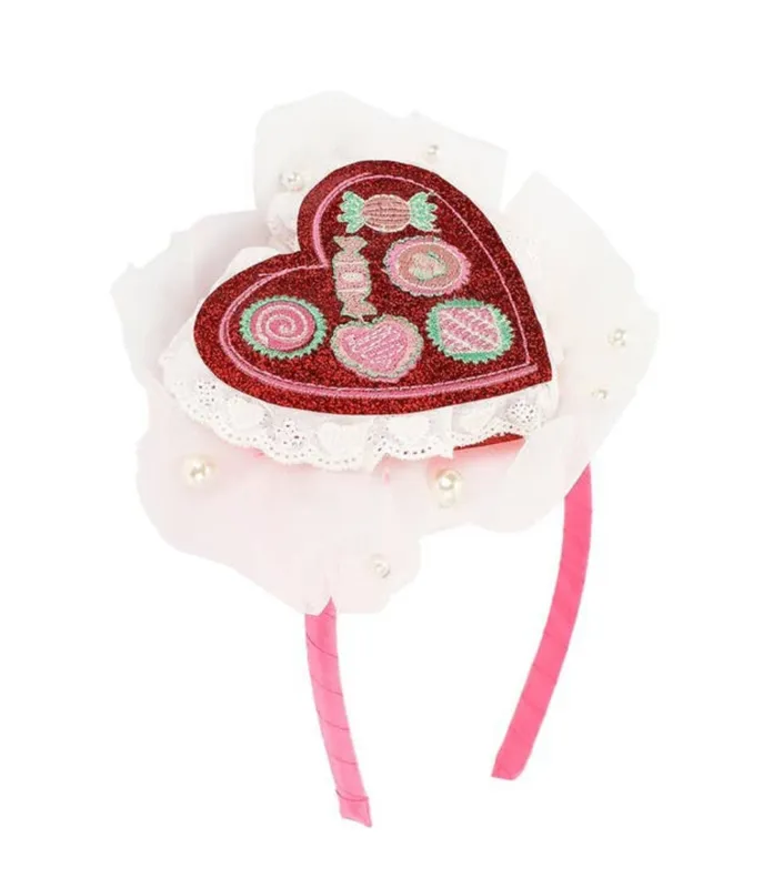 Valentine Candy Box Headband sold by Unique Vintage