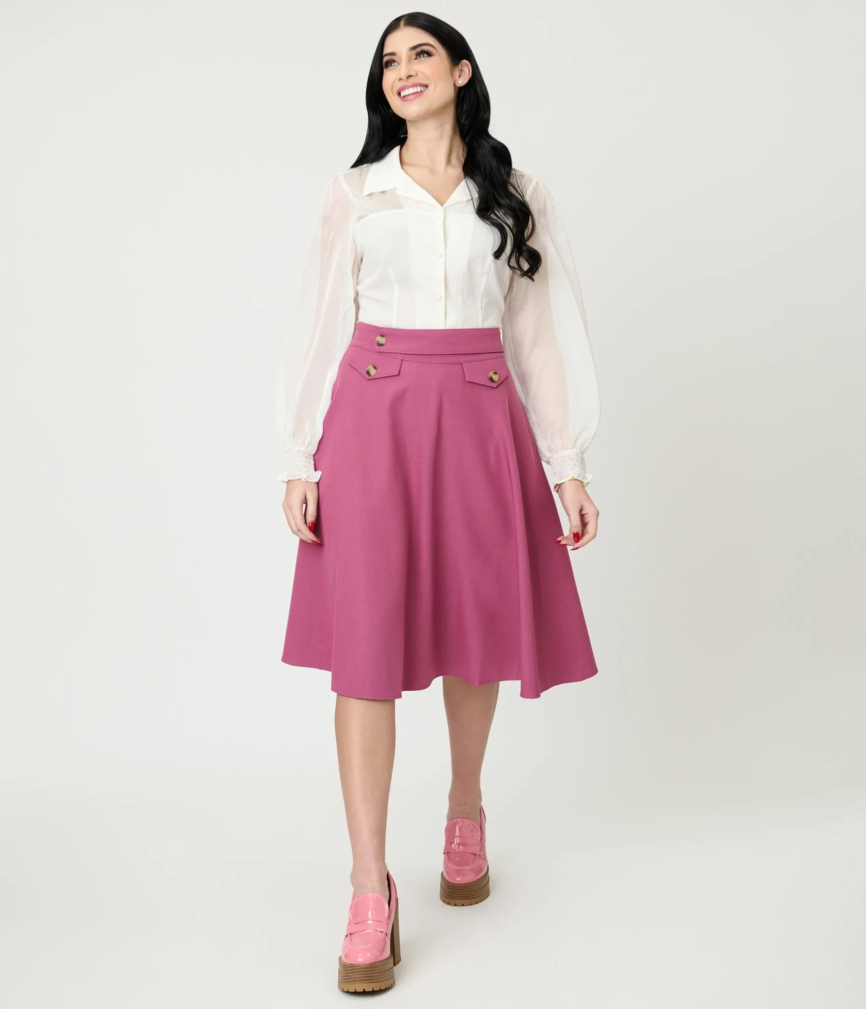 Banned White Bonnie Blouse sold by Unique Vintage product image thumbnail 5