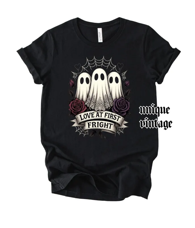 Love At First Fright Unisex Graphic Shirt made by Unique Vintage