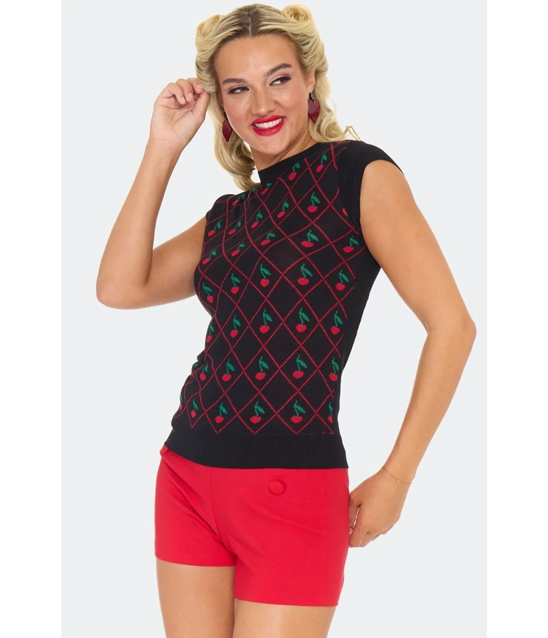 Voodoo Vixen Black Cherry Sweater sold by Unique Vintage product image thumbnail 2