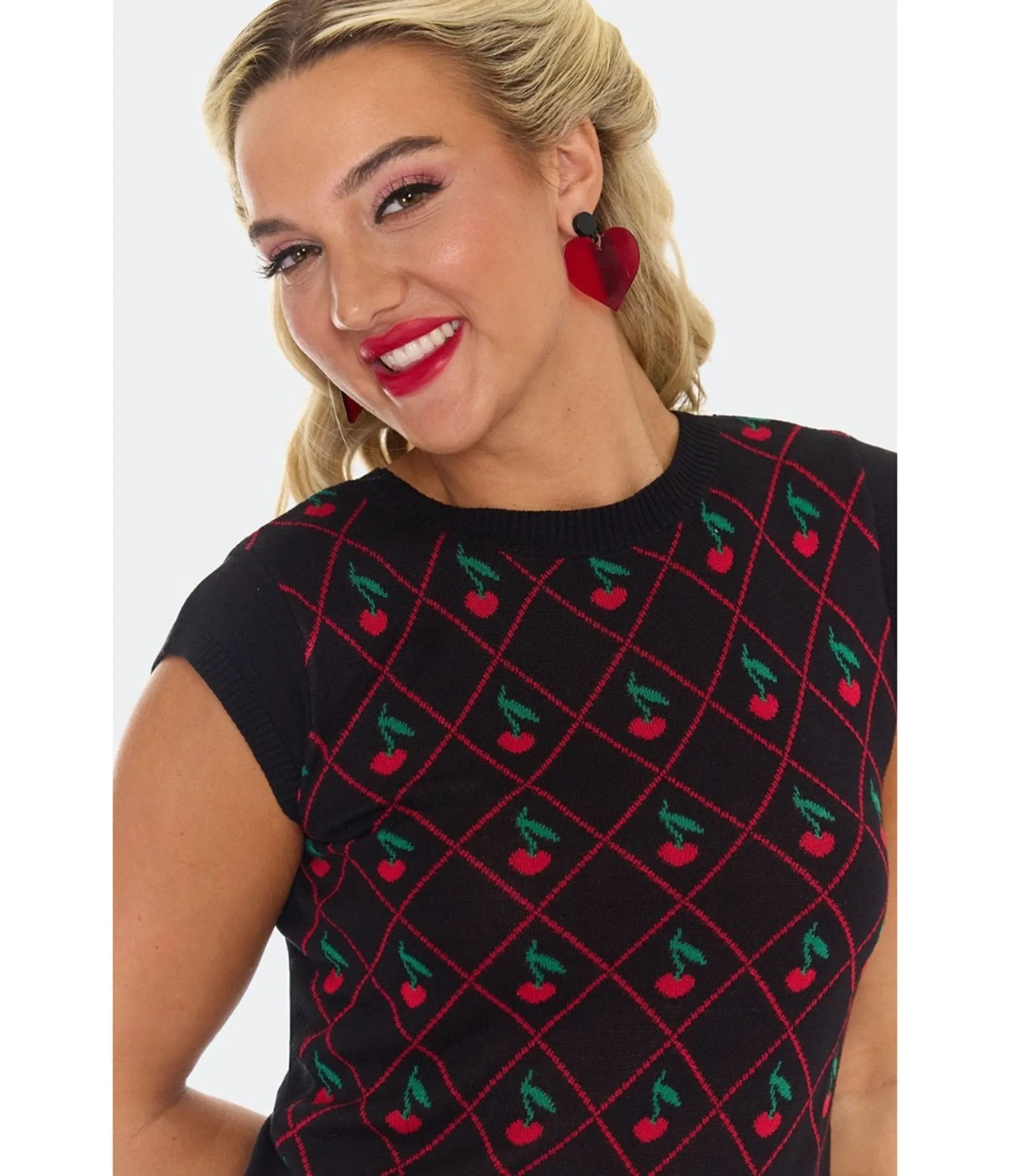 Voodoo Vixen Black Cherry Sweater sold by Unique Vintage product image thumbnail 4