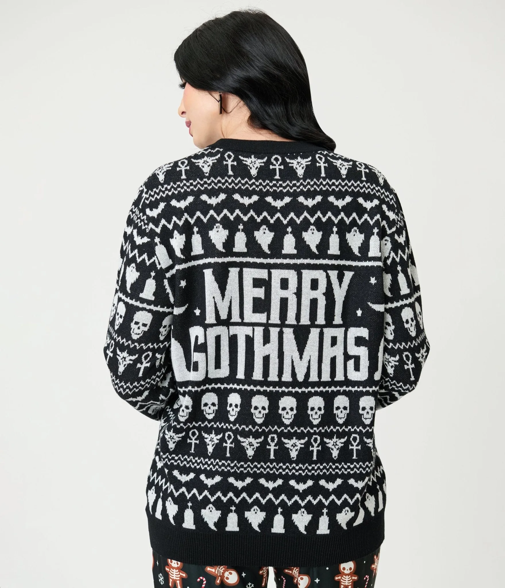 Merry Gothmas Fair Isle Sweater sold by Unique Vintage product image thumbnail 2