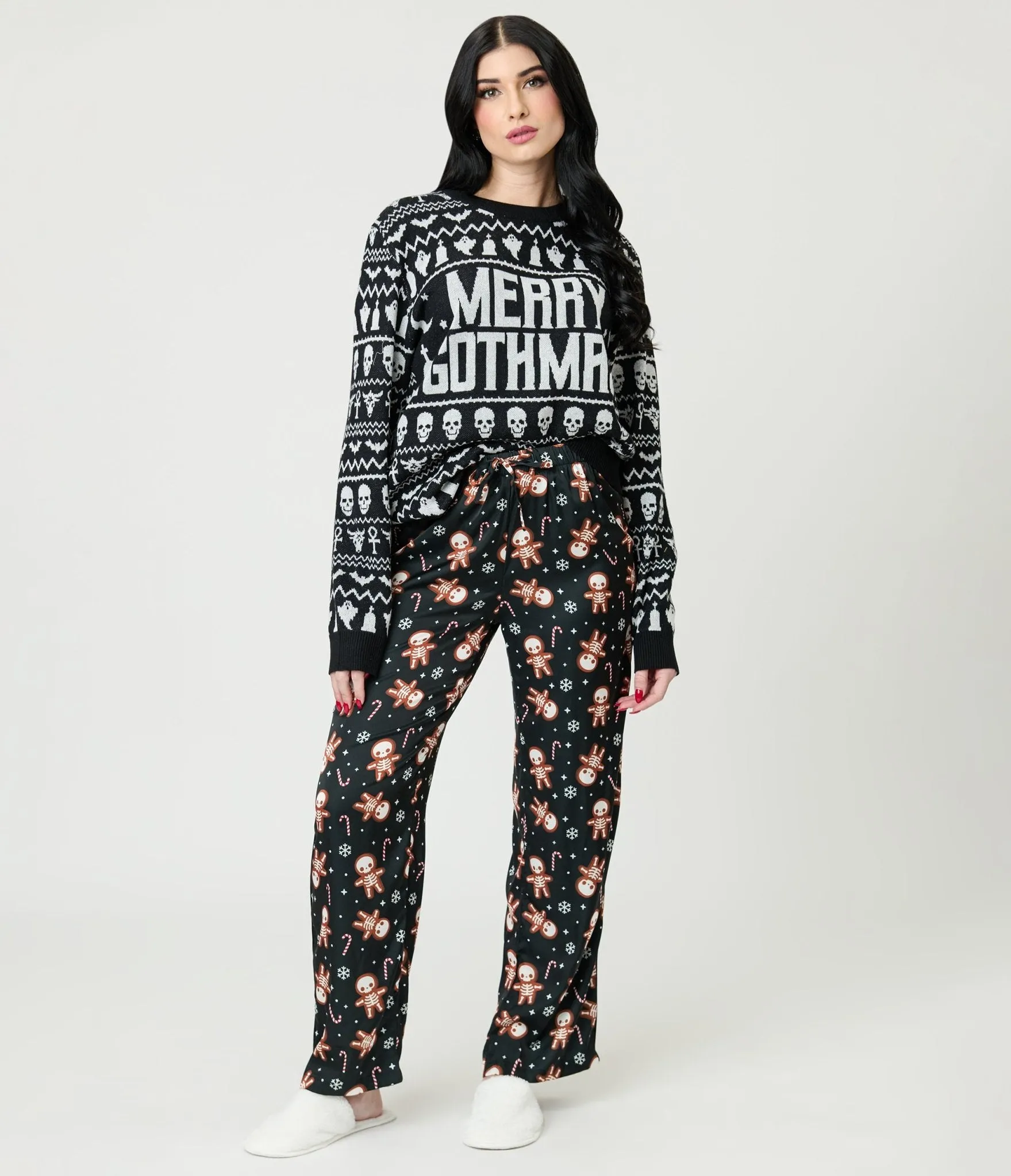 Merry Gothmas Fair Isle Sweater sold by Unique Vintage product image thumbnail 4