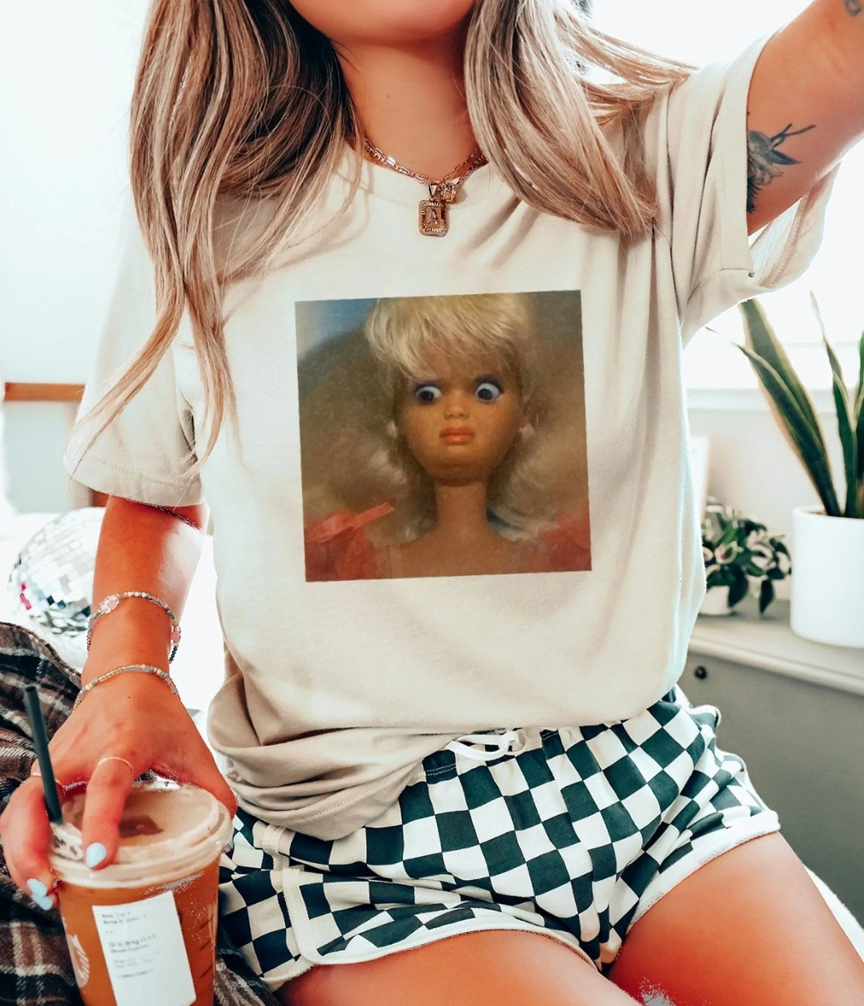 Omg Doll Face Marissa Unisex Graphic Tee sold by Unique Vintage