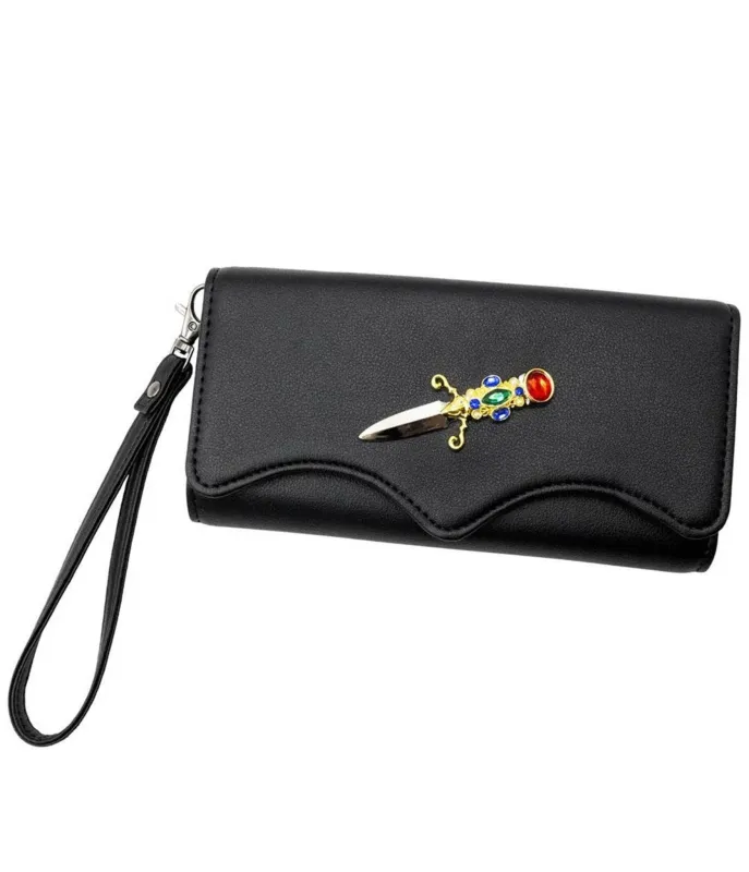 Elvira Dagger Trifold Wallet sold by Unique Vintage