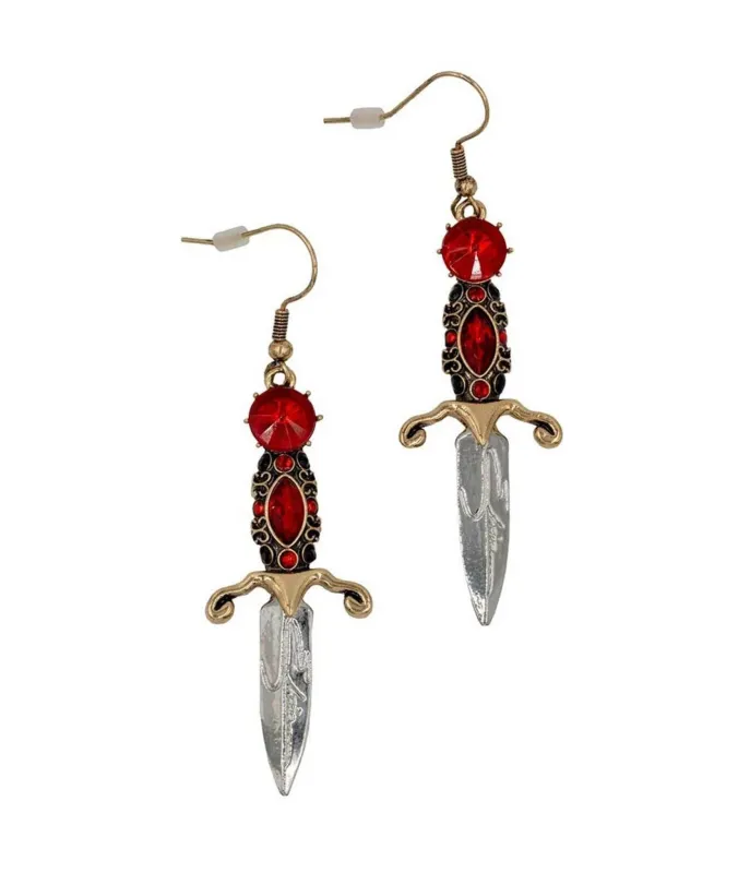 Elvira Dagger Earrings made by Unique Vintage