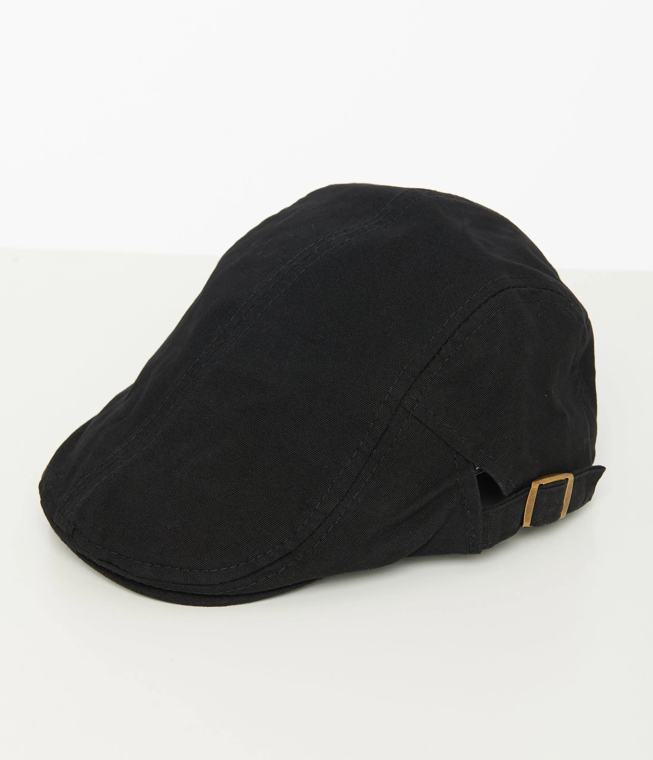 1930s Black Cotton Ivy Newsboy Cap sold by Unique Vintage product image thumbnail 2