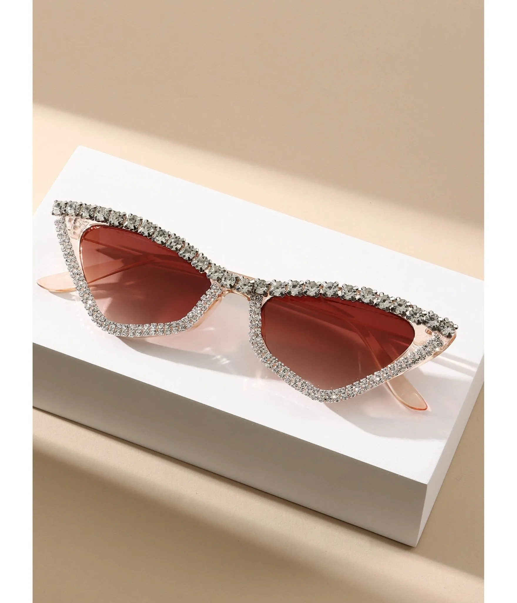 Unique Vintage Rhinestone Cat Eye Sunglasses sold by Unique Vintage