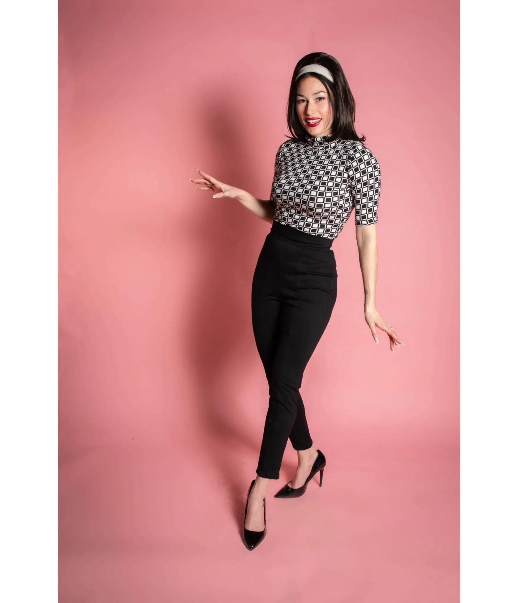 Black Cigarette Pants sold by Unique Vintage