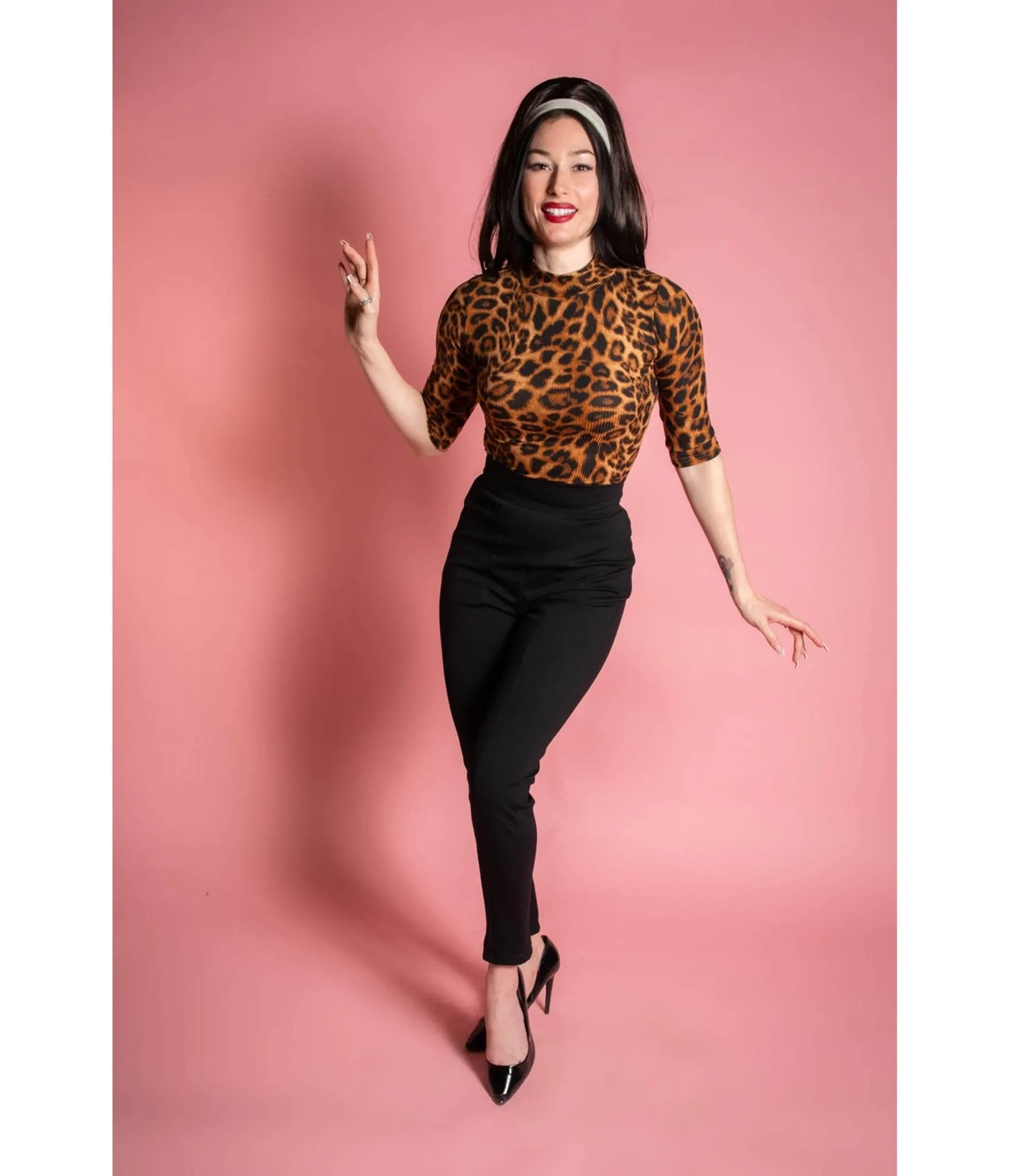 Black Cigarette Pants sold by Unique Vintage product image thumbnail 3