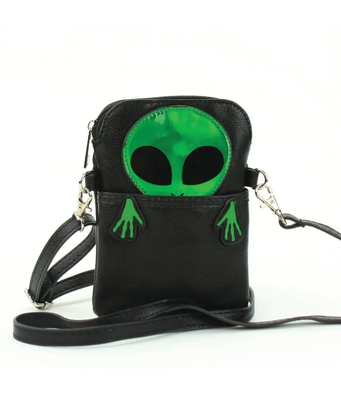 Peeking Alien Crossbody Bag sold by Unique Vintage