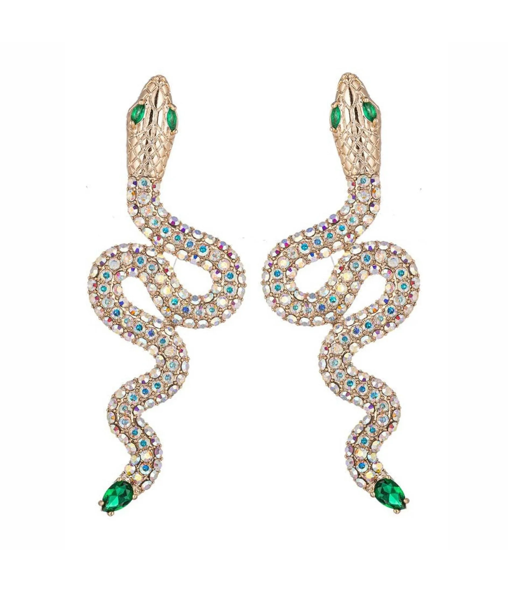 Snake Dangle Earrings sold by Unique Vintage