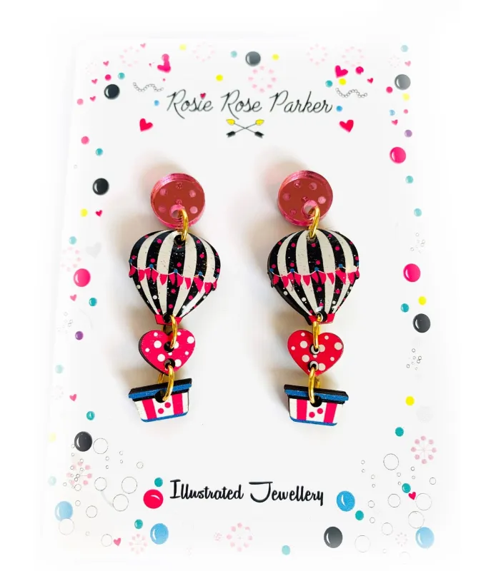 Hot Air Balloon Earrings sold by Unique Vintage