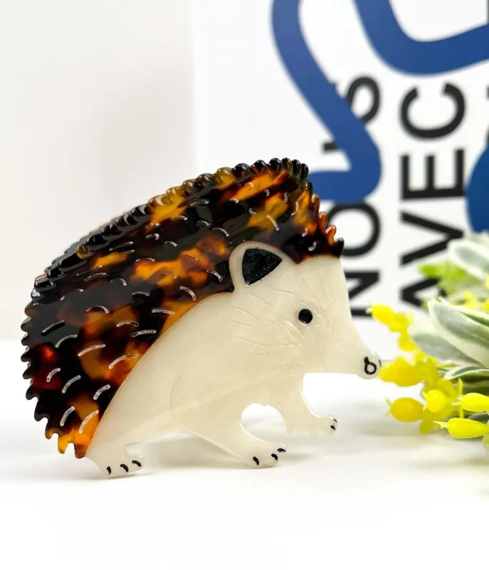 Hedgehog Hair Claw Clip sold by Unique Vintage
