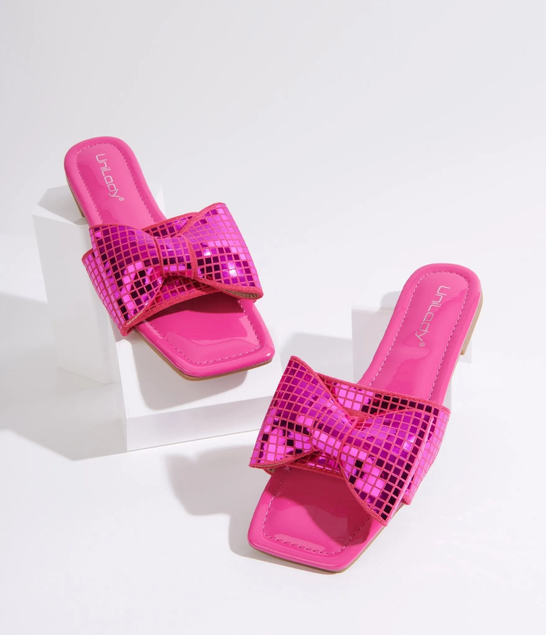 Pink Bow Sandals sold by Unique Vintage