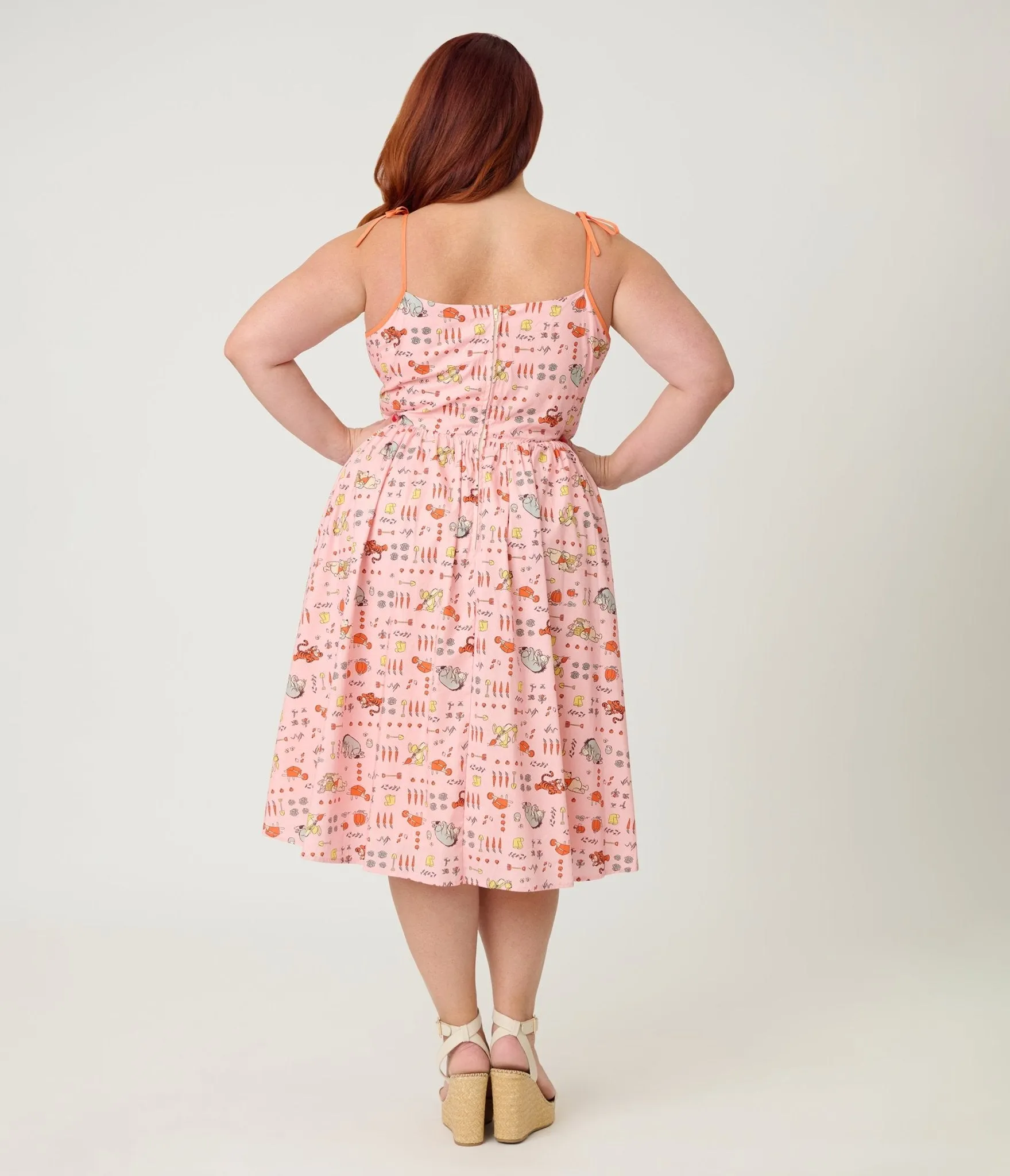 Disney Winnie the Pooh x Unique Vintage Plus Size Pooh Farm Cotton Swing Dress sold by Unique Vintage product image thumbnail 2