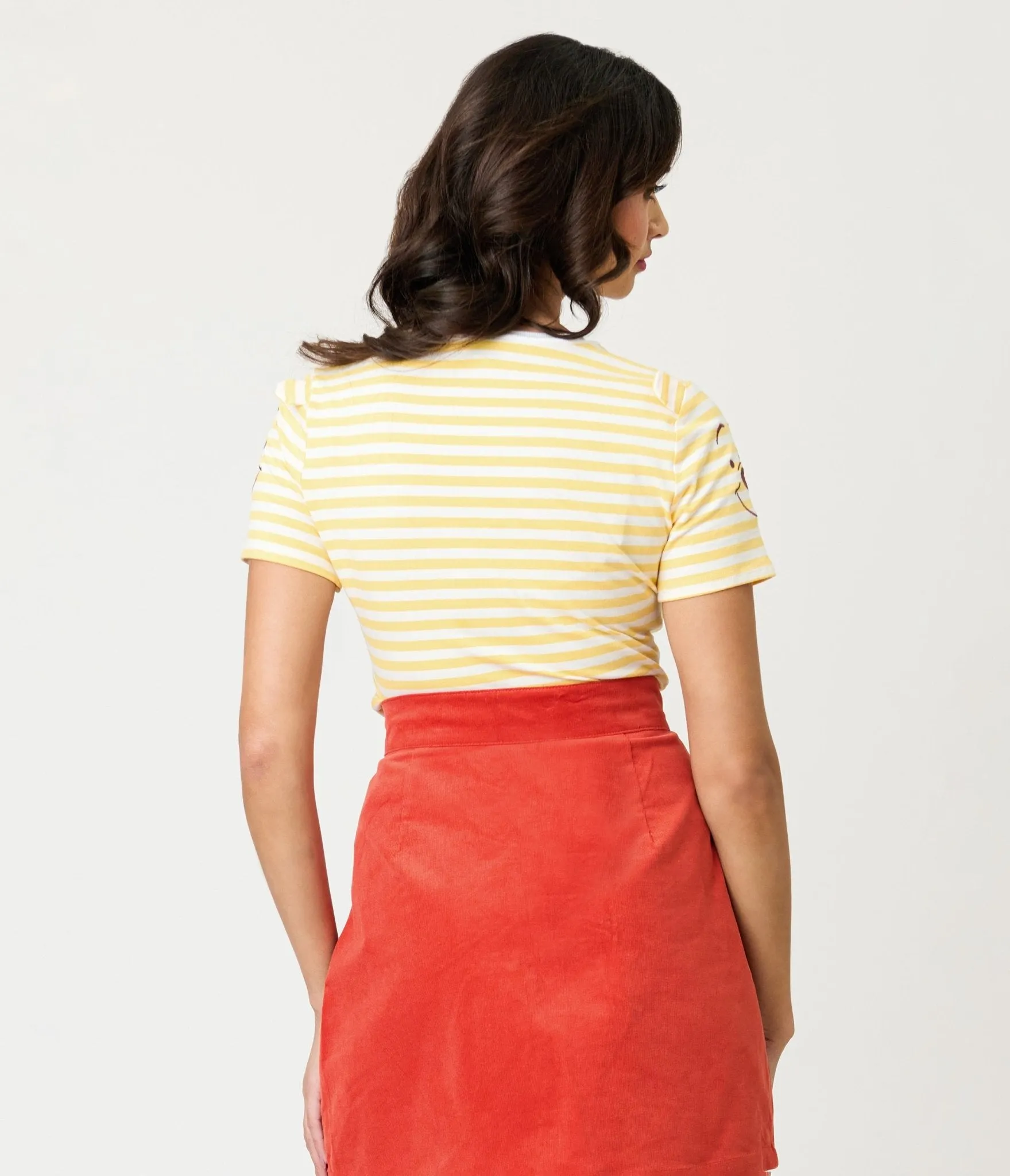 Disney Winnie the Pooh Collection by Unique Vintage Yellow Stripe Back to Basics Top sold by Unique Vintage product image thumbnail 2