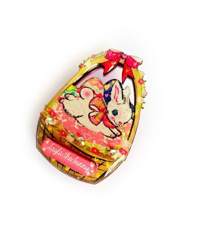 Easter Basket Brooch sold by Unique Vintage