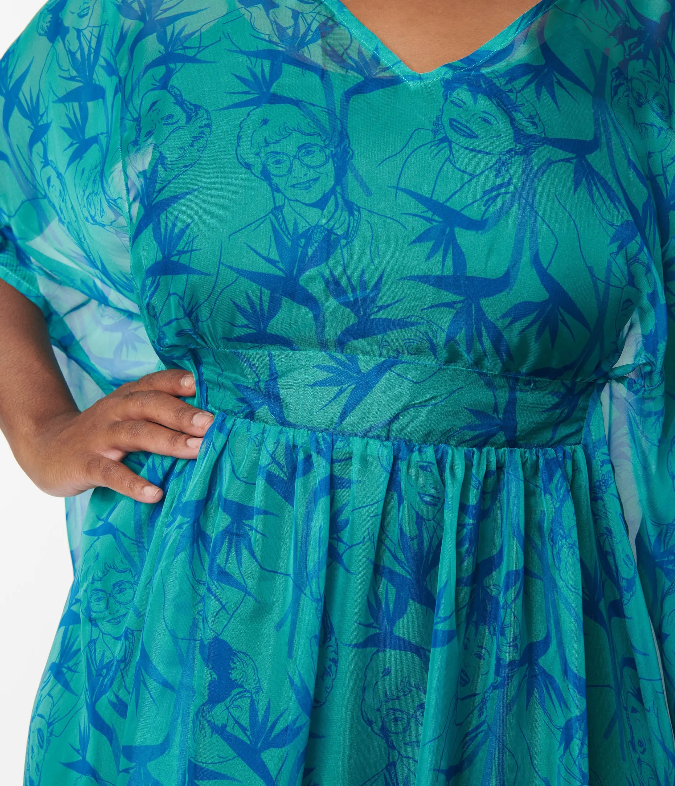 The Golden Girls x Unique Vintage All Over Print Burton Caftan sold by Unique Vintage product image thumbnail 2